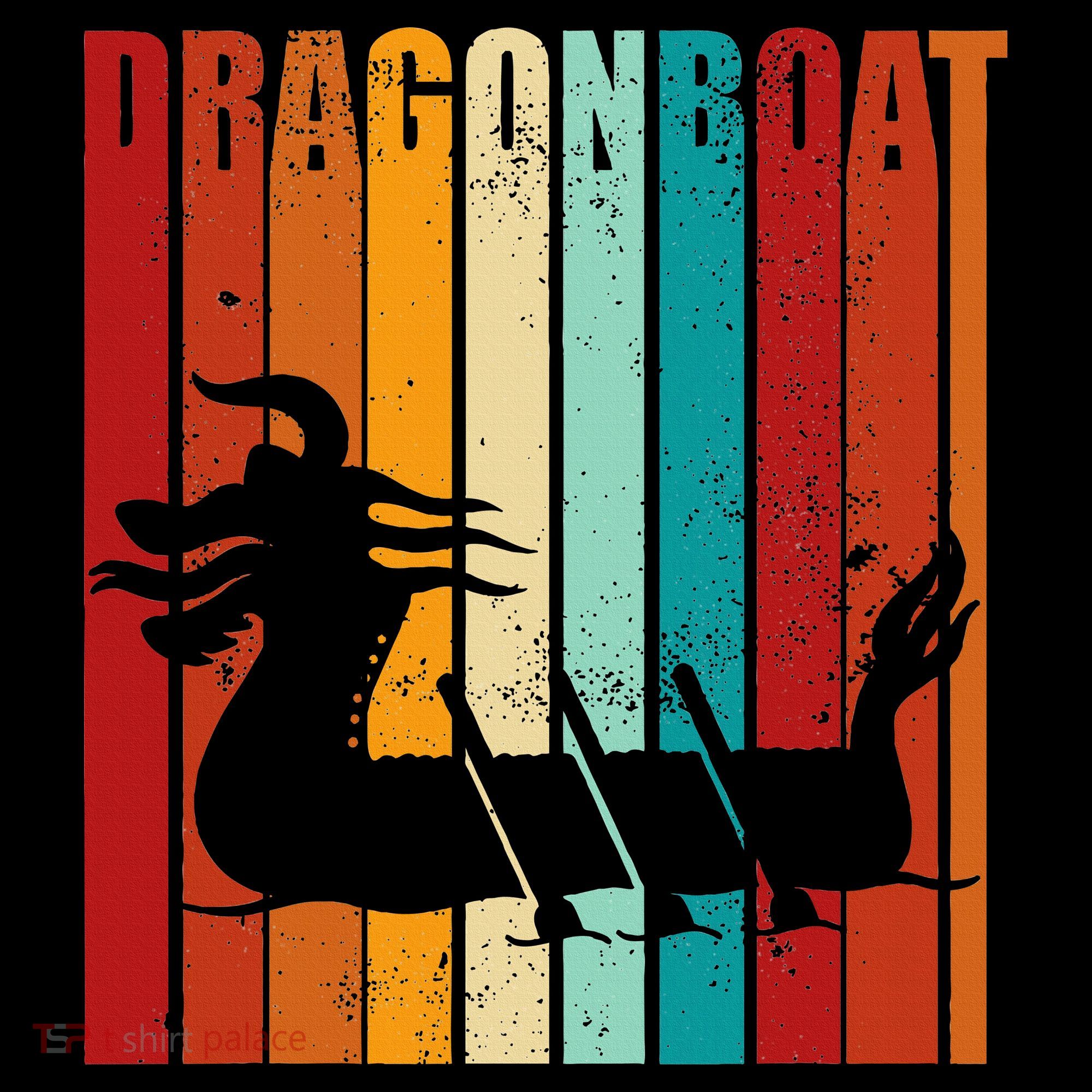 Dragon Boat Racing Dragon Boat Retro Paddling Women's Hoodie