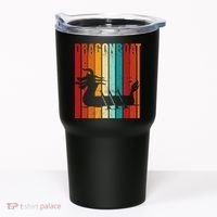 Dragon Boat Racing Dragon Boat Retro Paddling Tumbler thumb 0