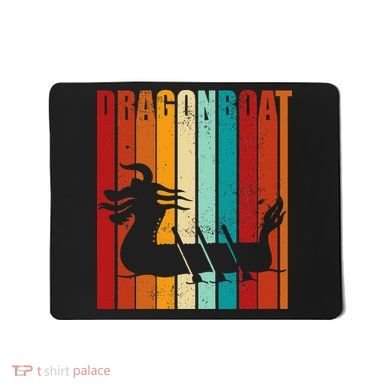 Dragon Boat Racing Dragon Boat Retro Paddling Mousepad