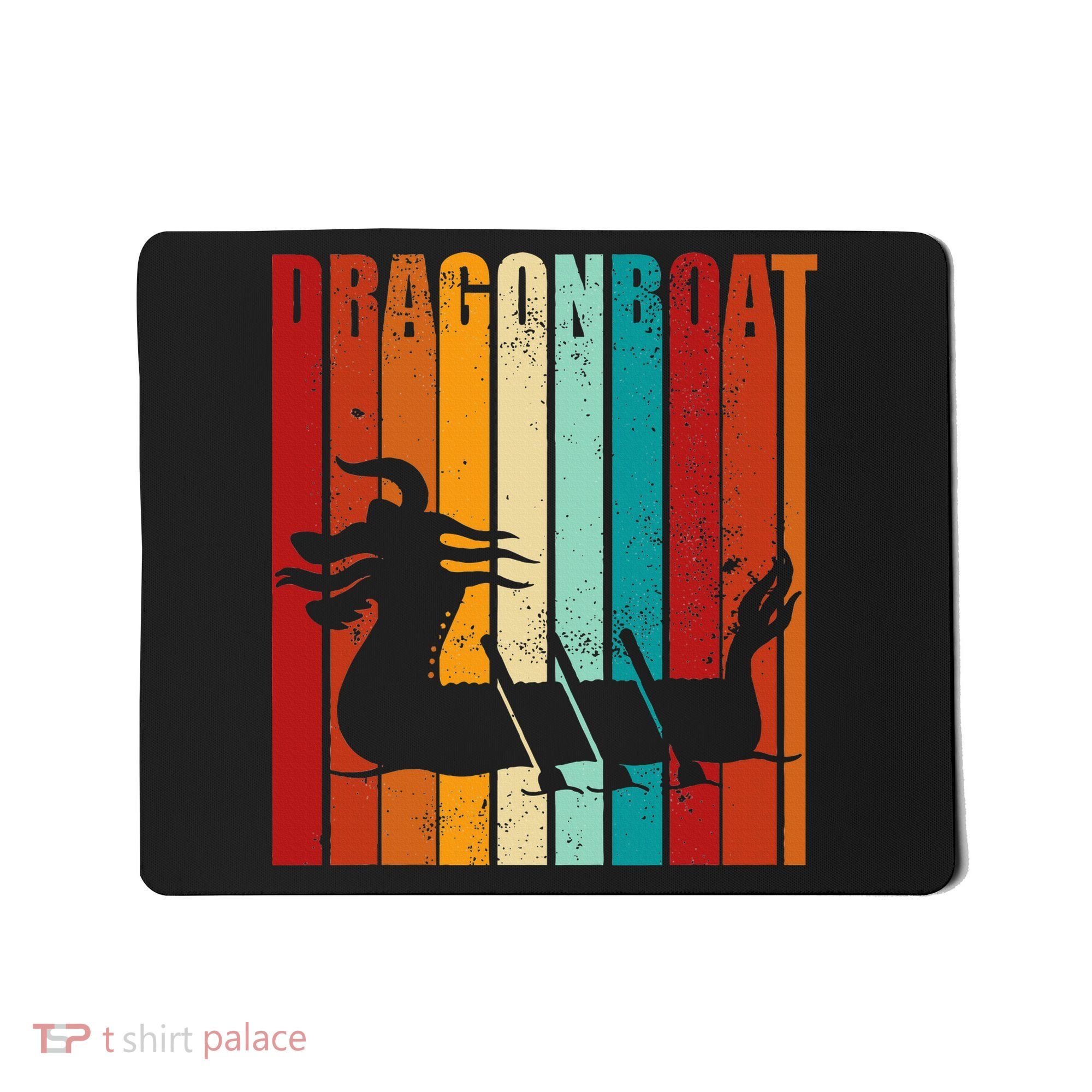 Dragon Boat Racing Dragon Boat Retro Paddling Mousepad