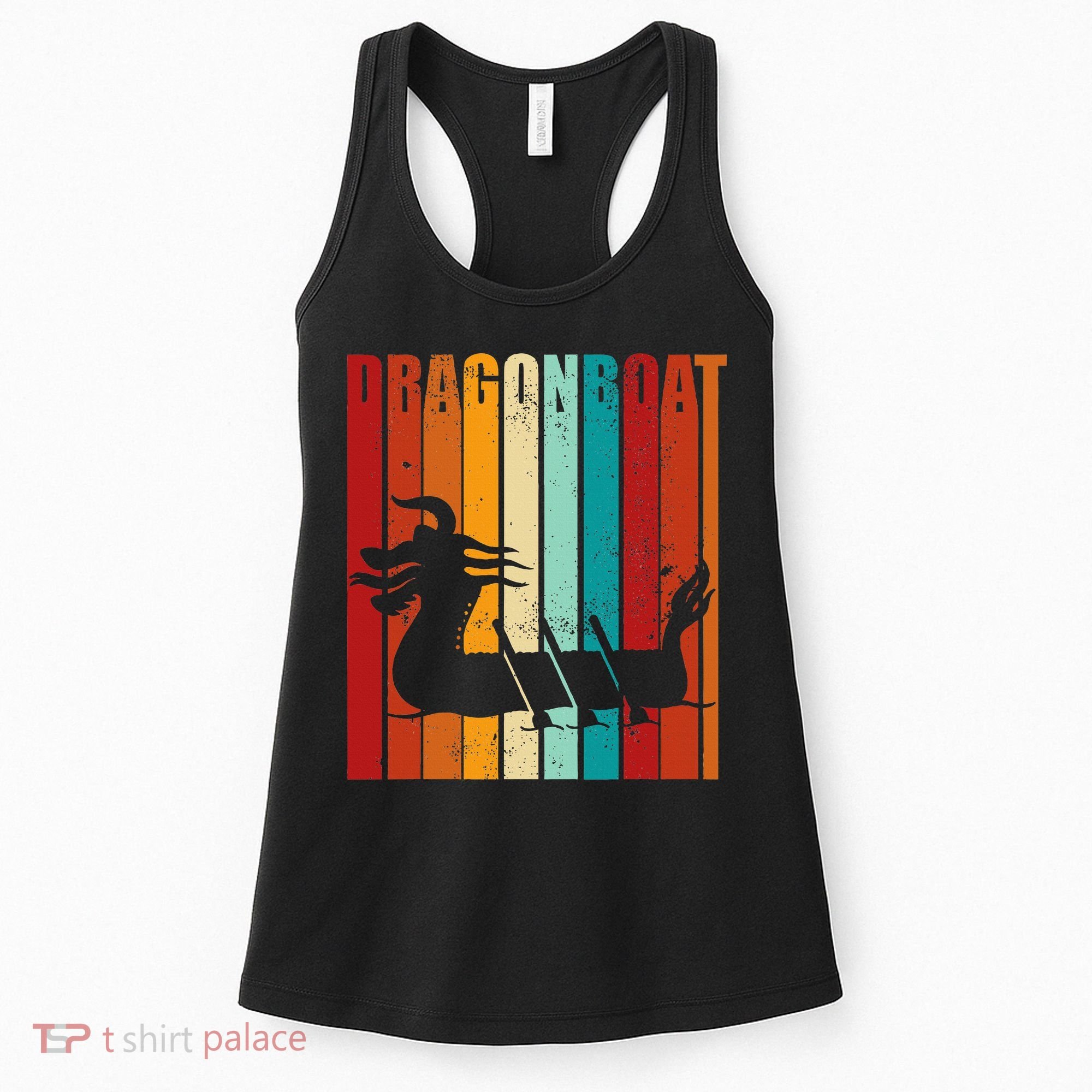 Dragon Boat Racing Dragon Boat Retro Paddling Women's Tank Top