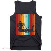 Dragon Boat Racing Dragon Boat Retro Paddling Tank Top thumb 0