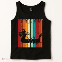 Dragon Boat Racing Dragon Boat Retro Paddling Tank Top thumb 2