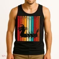 Dragon Boat Racing Dragon Boat Retro Paddling Tank Top thumb 3
