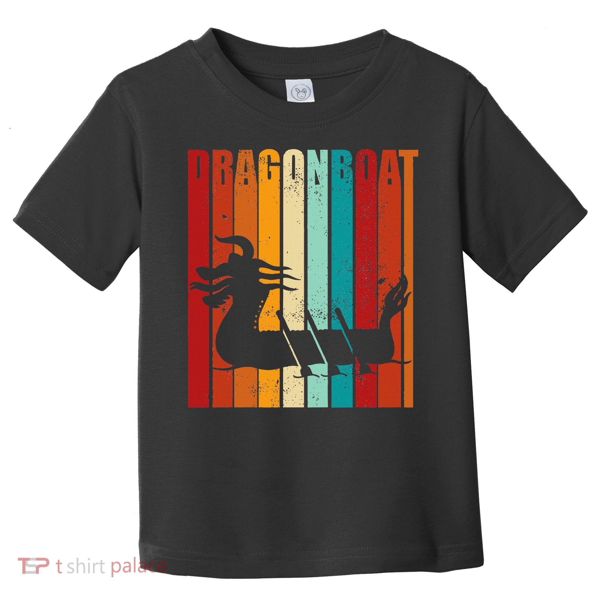 Dragon Boat Racing Dragon Boat Retro Paddling Toddler T-Shirt