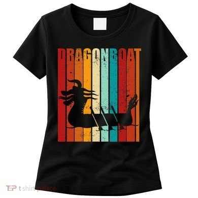 Dragon Boat Racing Dragon Boat Retro Paddling Women's T-Shirt
