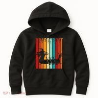 Dragon Boat Racing Dragon Boat Retro Paddling Kids Hoodie thumb 0