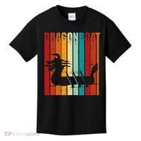 Dragon Boat Racing Dragon Boat Retro Paddling Kids T-Shirt thumb 0