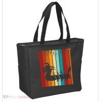 Dragon Boat Racing Dragon Boat Retro Paddling Tote Bag thumb 2
