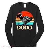 Dodo Bird Retro Sunset 70s & 80s Women And Men Long Sleeve Shirt thumb 0