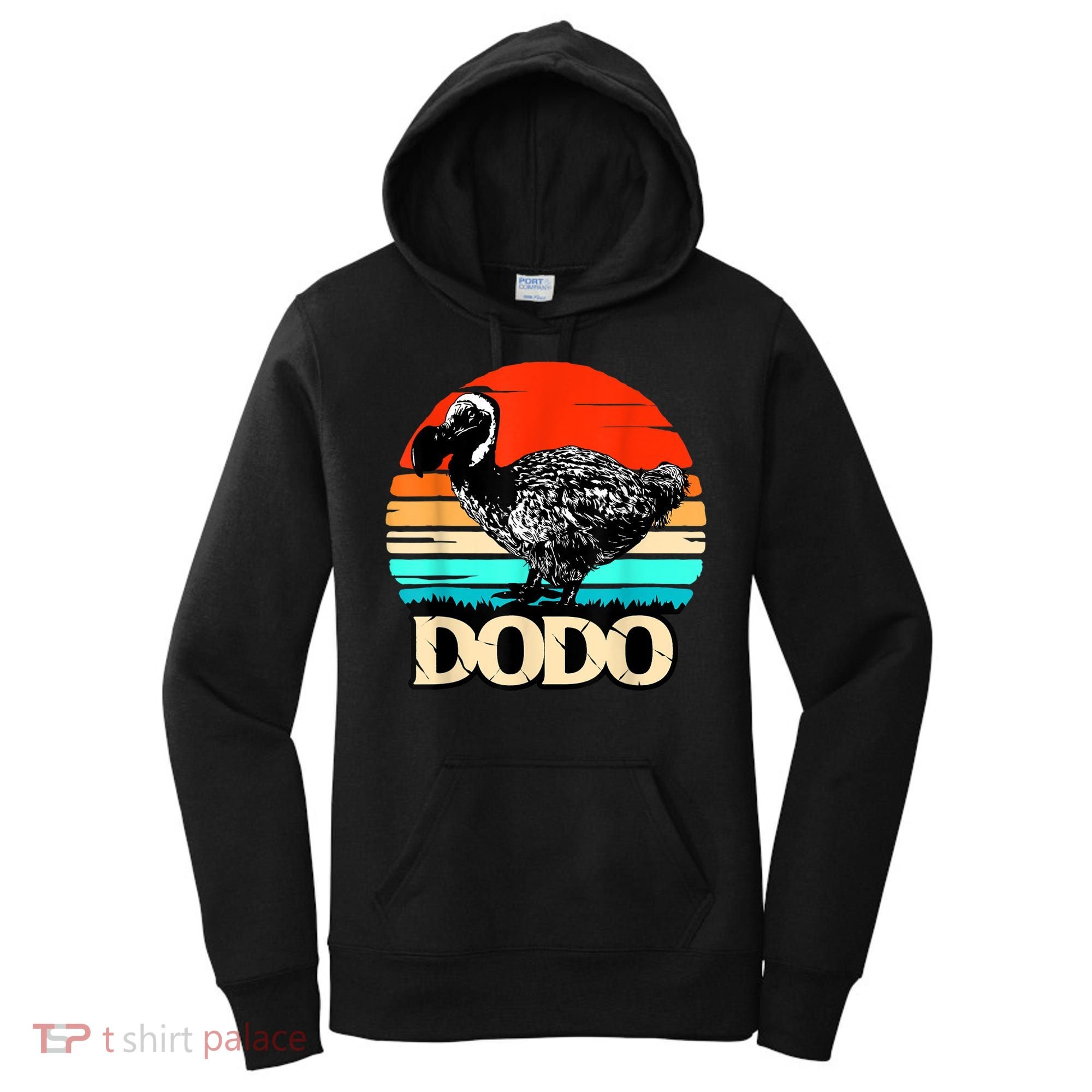 Dodo Bird Retro Sunset 70s & 80s Women And Men Women's Hoodie
