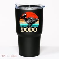 Dodo Bird Retro Sunset 70s & 80s Women And Men Tumbler thumb 0
