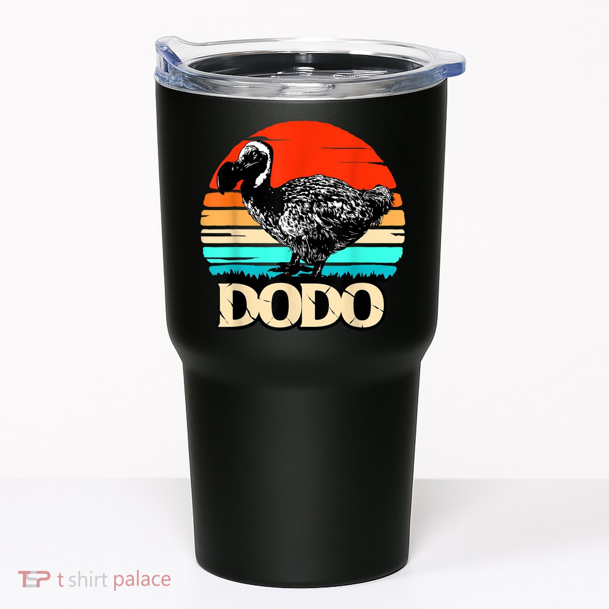 Dodo Bird Retro Sunset 70s & 80s Women And Men Tumbler