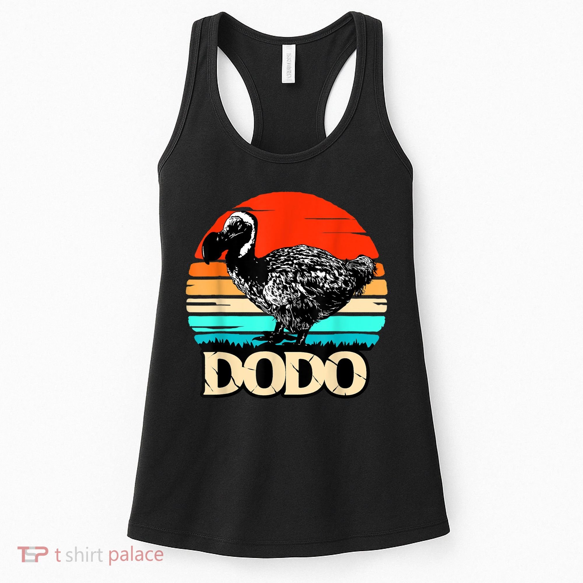 Dodo Bird Retro Sunset 70s & 80s Women And Men Women's Tank Top
