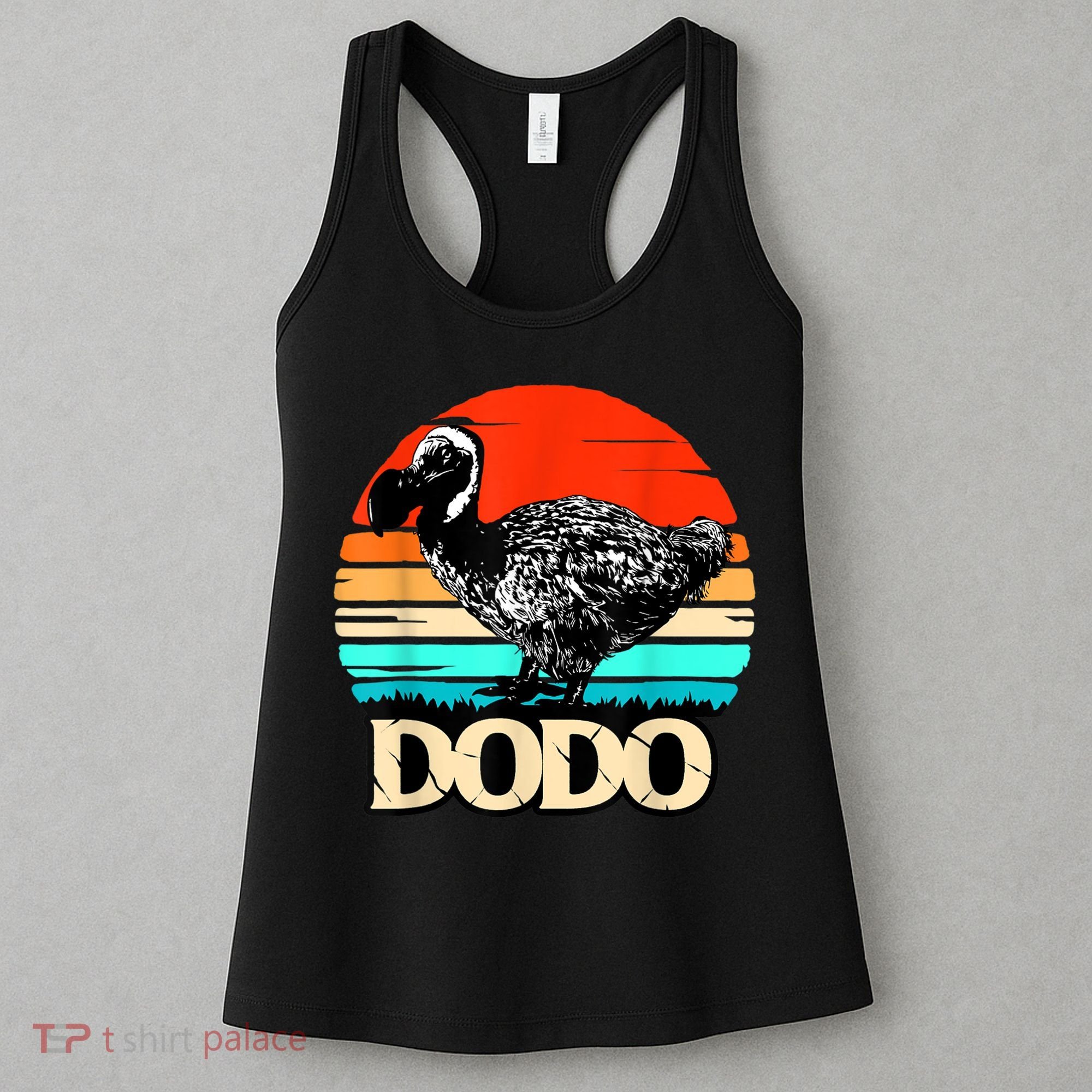 Dodo Bird Retro Sunset 70s & 80s Women And Men Women's Tank Top