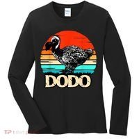 Dodo Bird Retro Sunset 70s & 80s Women And Men Women's Long Sleeve Shirt thumb 0