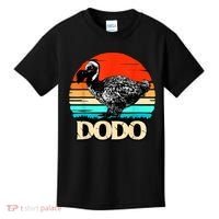 Dodo Bird Retro Sunset 70s & 80s Women And Men Kids T-Shirt thumb 0