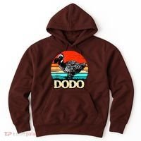 Dodo Bird Retro Sunset 70s & 80s Women And Men Hoodie thumb 0