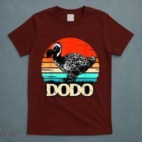 Dodo Bird Retro Sunset 70s & 80s Women And Men T-Shirt thumb 5
