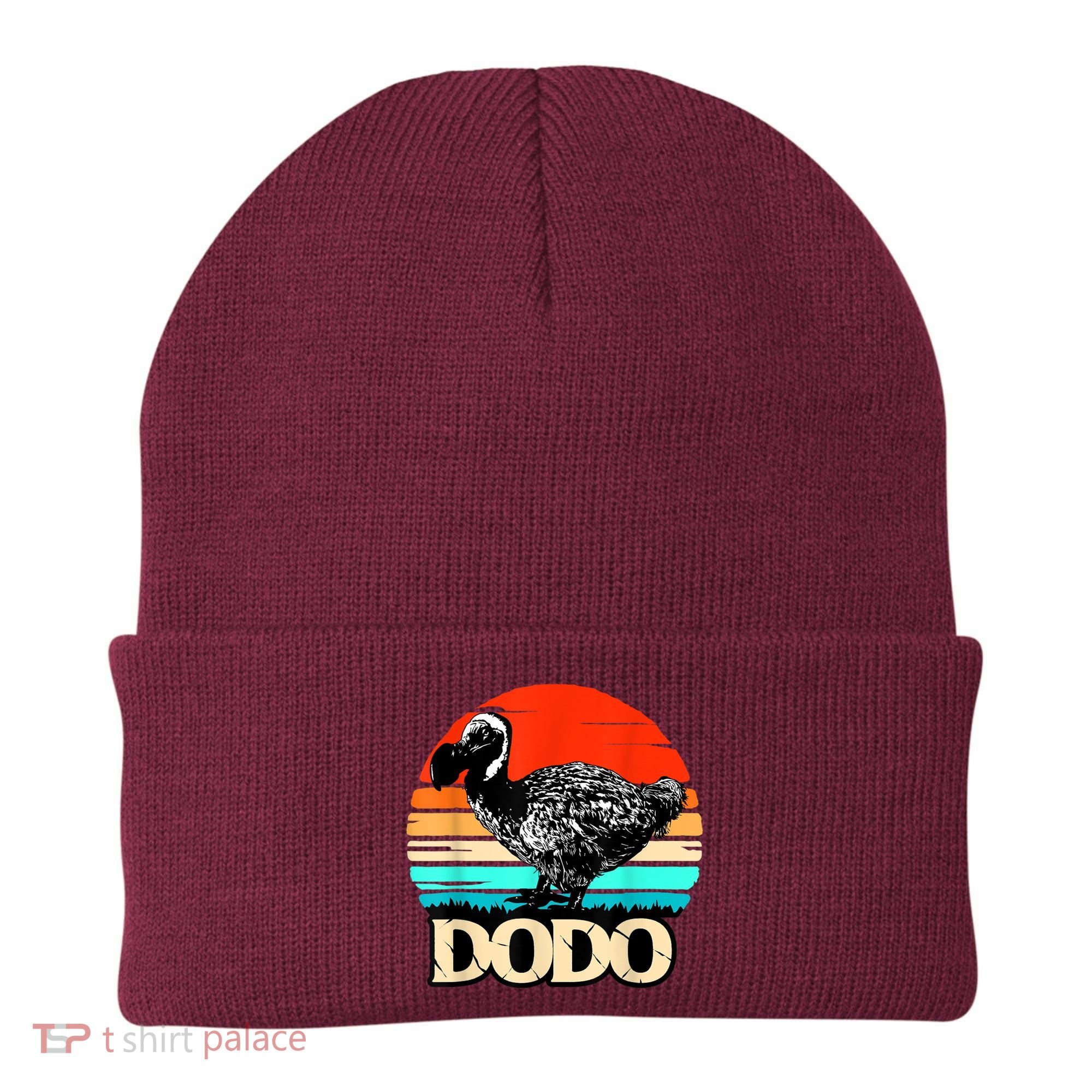 Dodo Bird Retro Sunset 70s & 80s Women And Men Beanie
