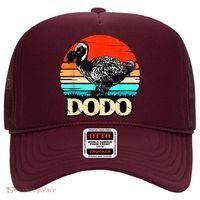 Dodo Bird Retro Sunset 70s & 80s Women And Men Hat thumb 0