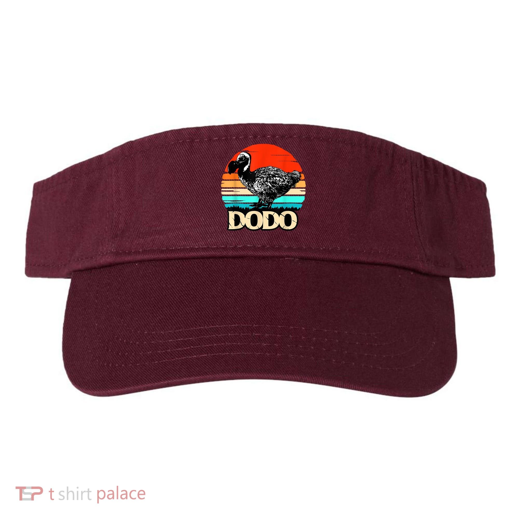 Dodo Bird Retro Sunset 70s & 80s Women And Men Visor
