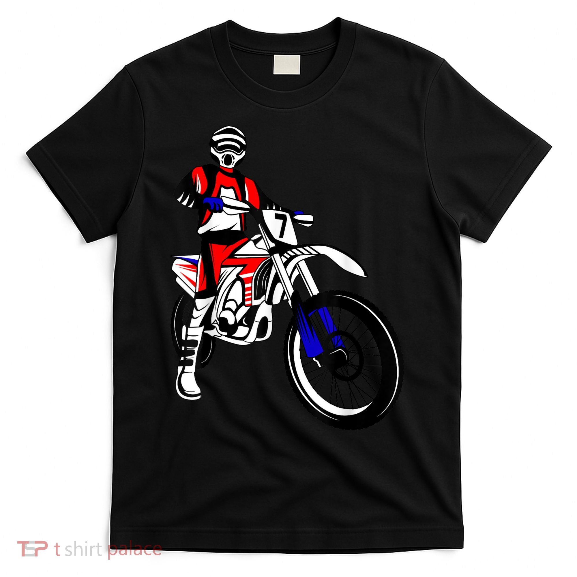 Dirt Bike Rider Motocross Enduro Dirt Biking Kids Men T-Shirt