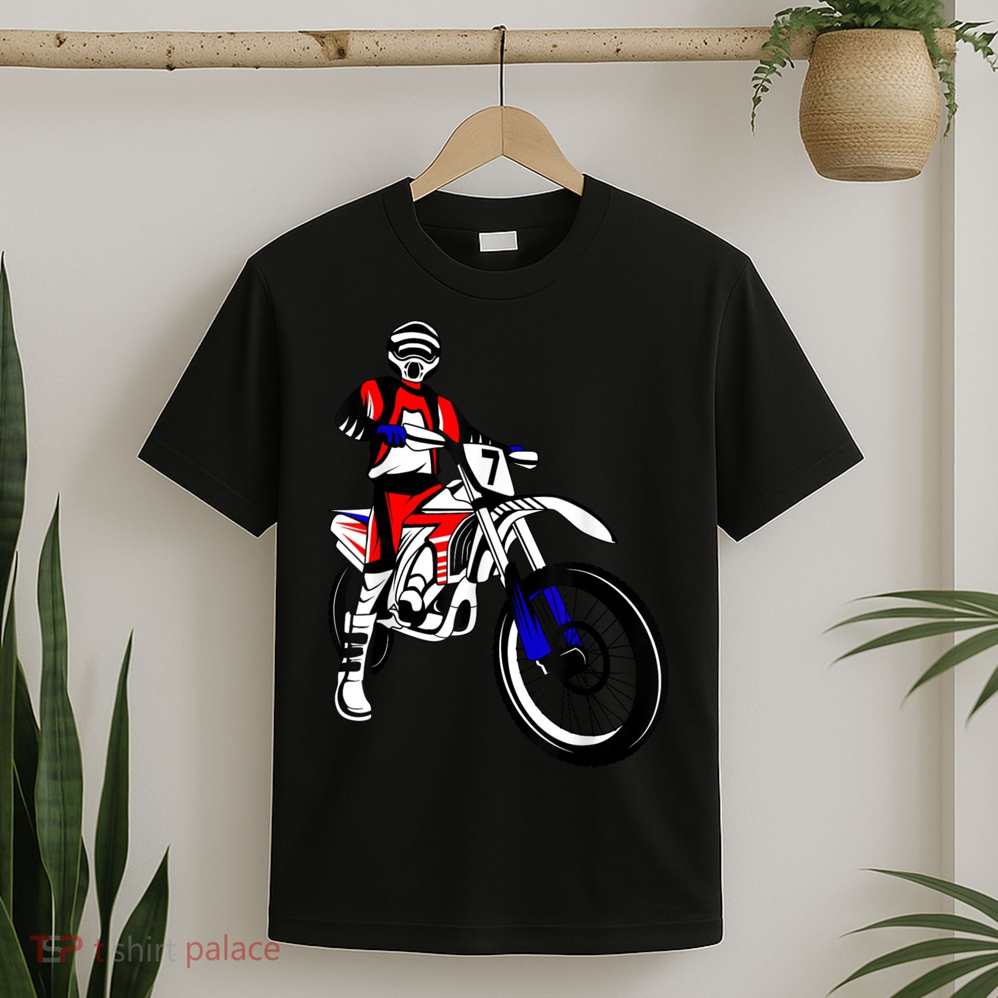 Dirt Bike Rider Motocross Enduro Dirt Biking Kids Men T-Shirt
