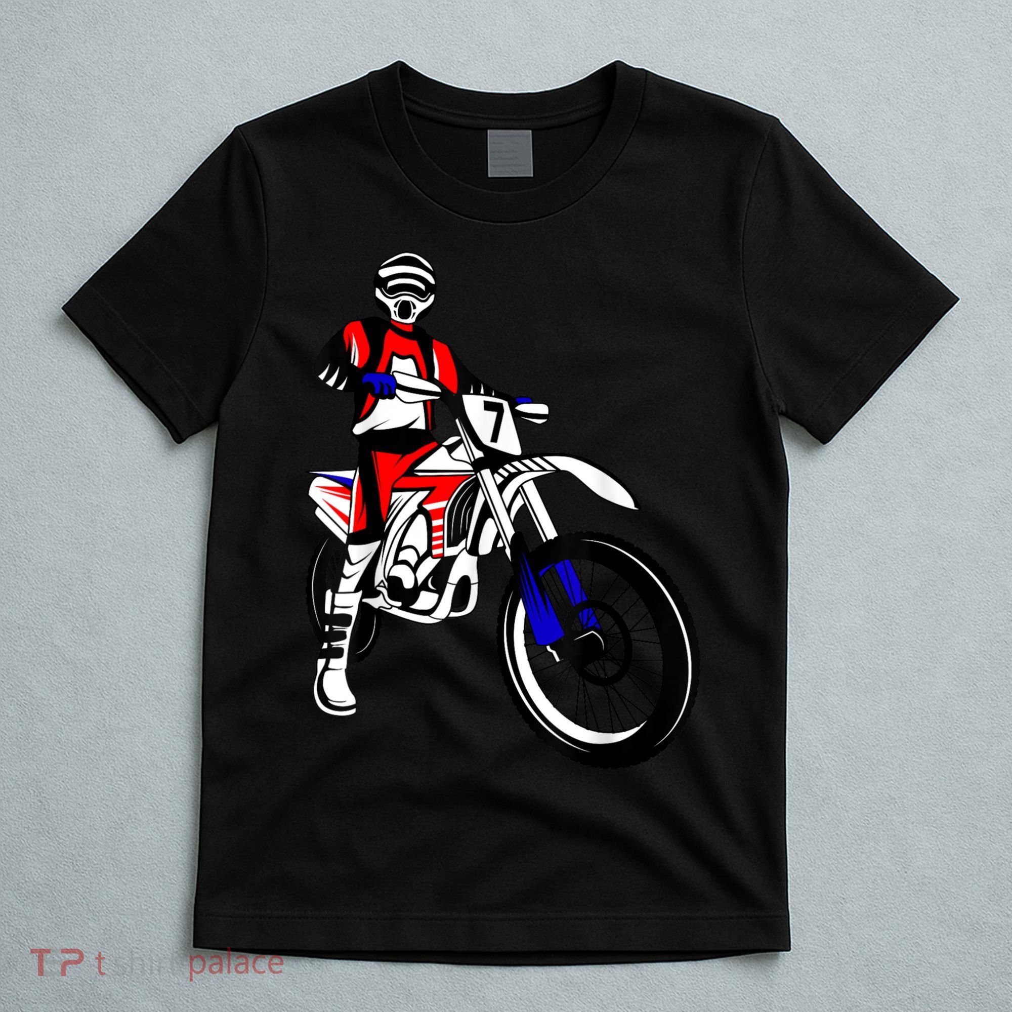 Dirt Bike Rider Motocross Enduro Dirt Biking Kids Men T-Shirt