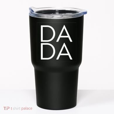 Dada Boxed Retro Fathers Day Tumbler