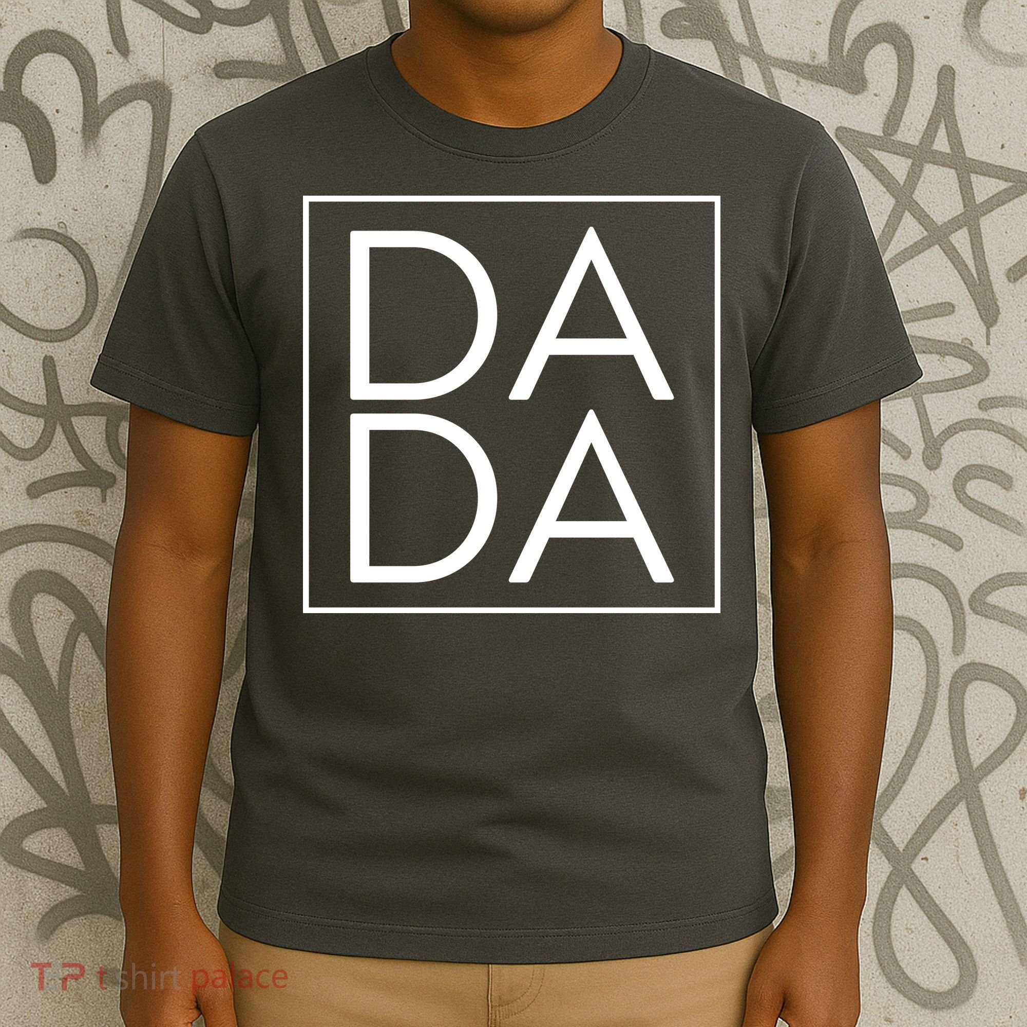 Dada Boxed Retro Fathers Day T-Shirt