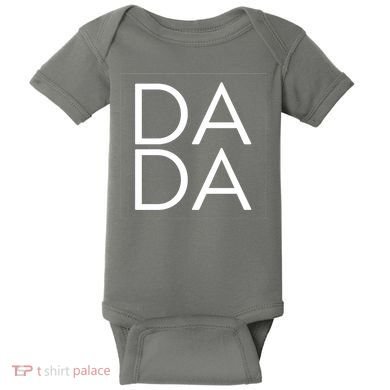 Dada Boxed Retro Fathers Day Baby Bodysuit