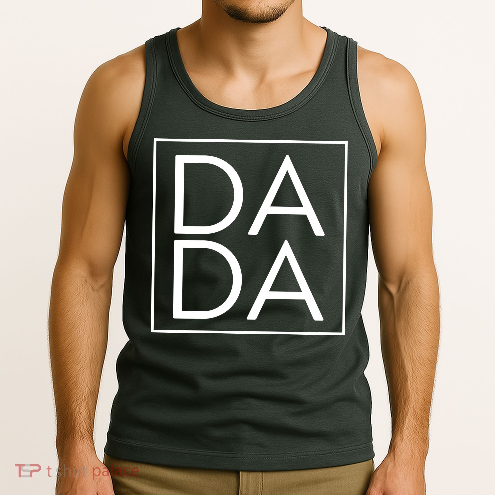 Dada Boxed Retro Fathers Day Tank Top