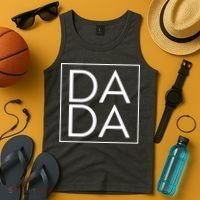 Dada Boxed Retro Fathers Day Tank Top thumb 4
