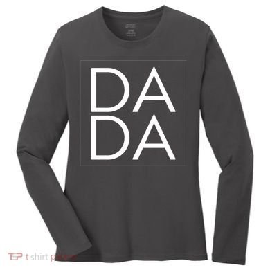 Dada Boxed Retro Fathers Day Women's Long Sleeve Shirt