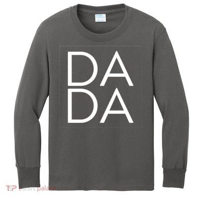 Dada Boxed Retro Fathers Day Kids Long Sleeve Shirt