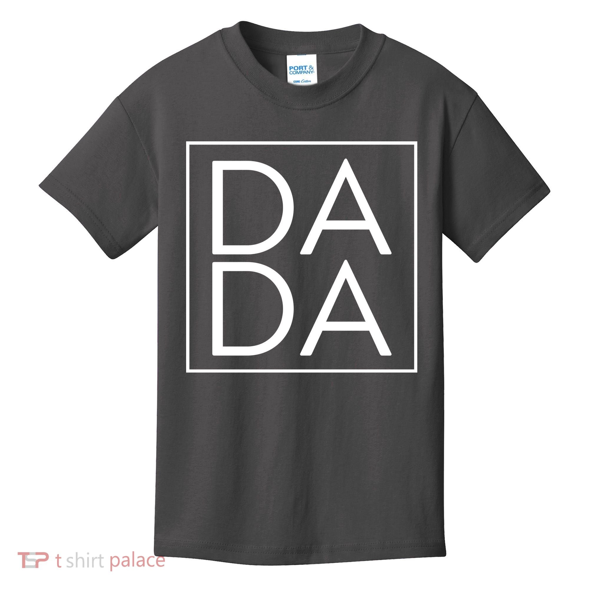 Dada Boxed Retro Fathers Day Kids T-Shirt