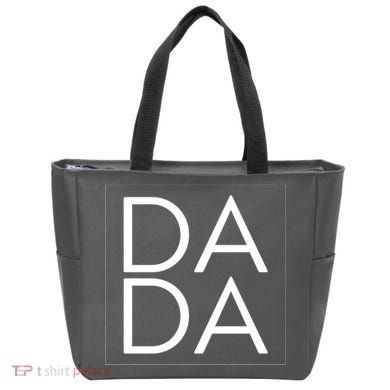 Dada Boxed Retro Fathers Day Tote Bag