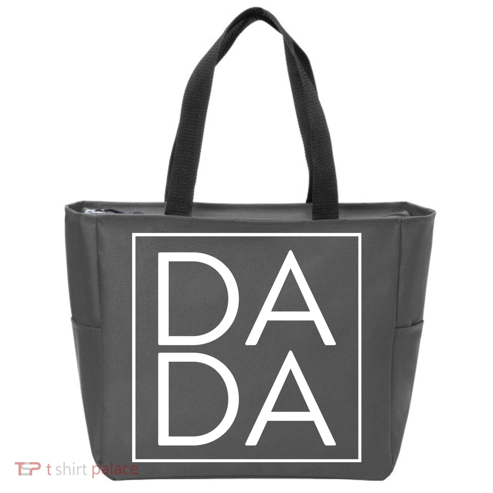 Dada Boxed Retro Fathers Day Tote Bag