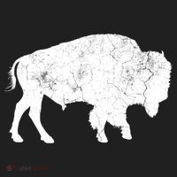 Distressed Buffalo Retro Bison Animal Lover Women's Sweatshirt thumb 2