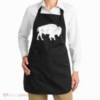 Distressed Buffalo Retro Bison Animal Lover Apron thumb 2
