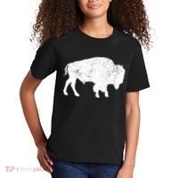 Distressed Buffalo Retro Bison Animal Lover Kids T-Shirt thumb 2