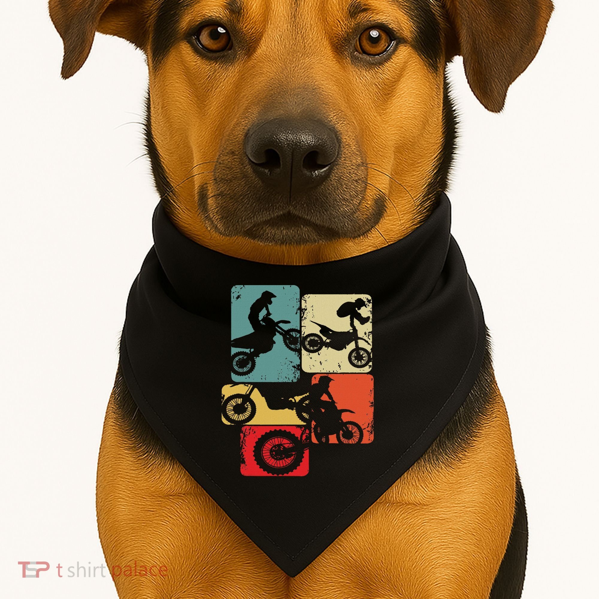 Dirt Bike Rider Motocross Enduro Dirt Biking USA-Made Doggie Bandana