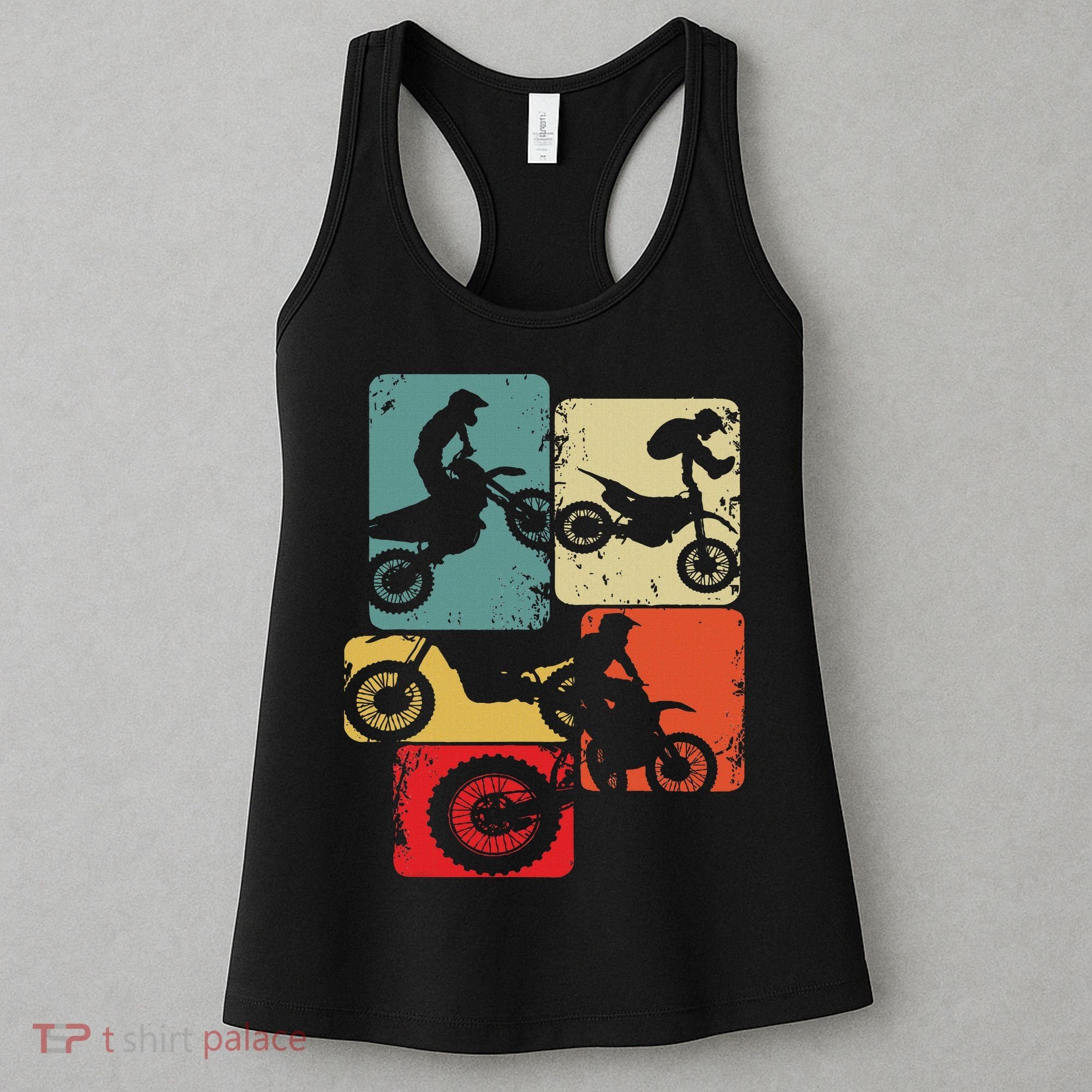 Dirt Bike Rider Motocross Enduro Dirt Biking Women's Tank Top