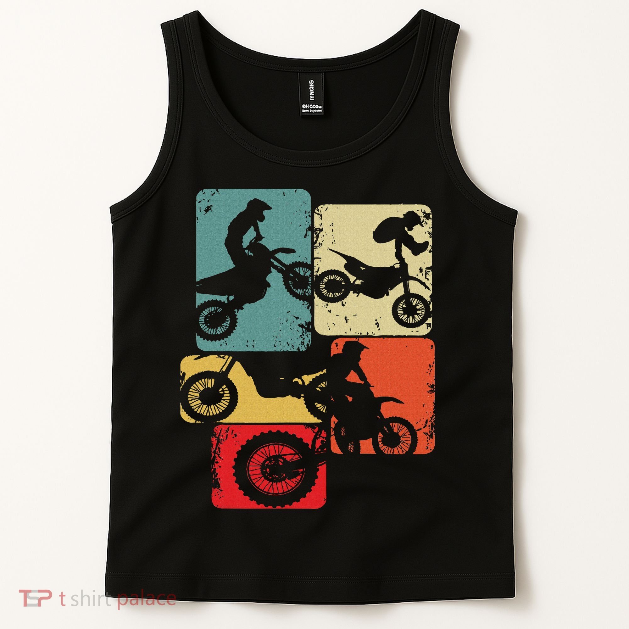 Dirt Bike Rider Motocross Enduro Dirt Biking Tank Top