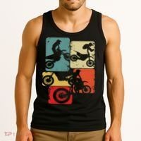 Dirt Bike Rider Motocross Enduro Dirt Biking Tank Top thumb 3