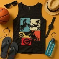 Dirt Bike Rider Motocross Enduro Dirt Biking Tank Top thumb 4