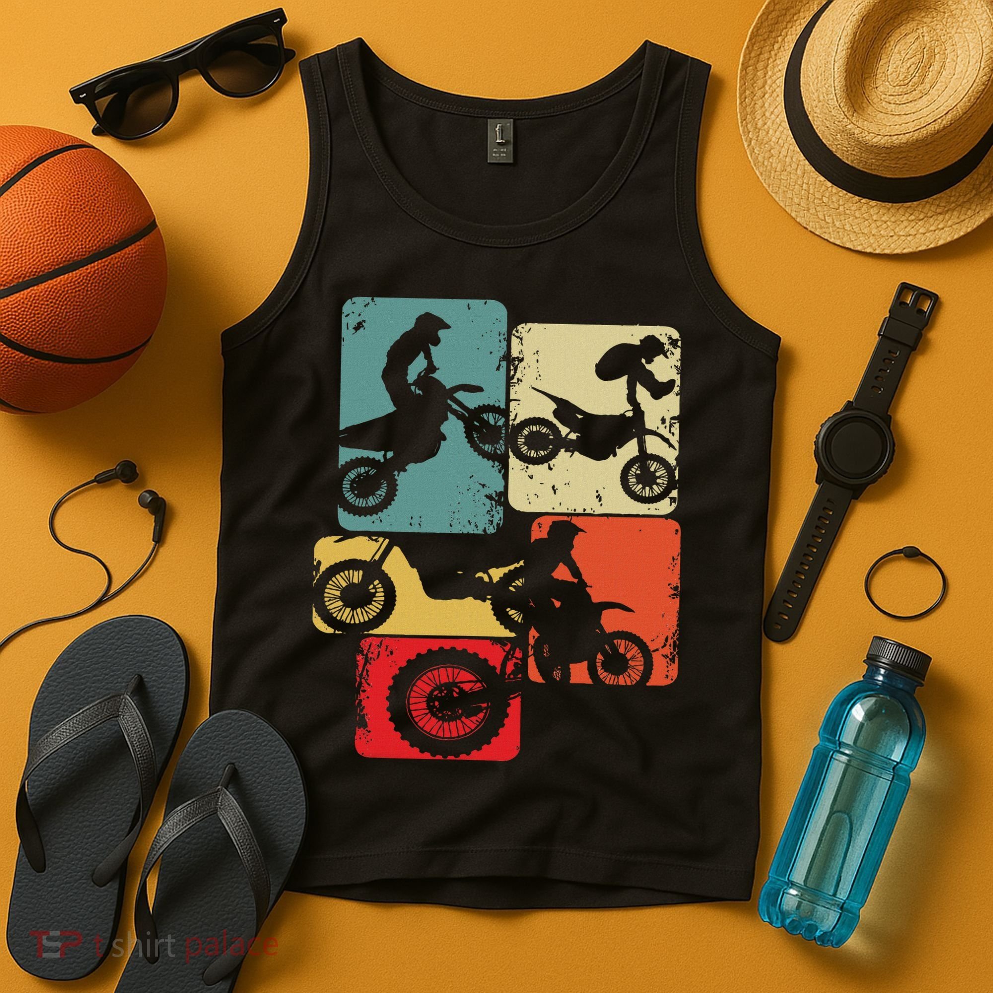Dirt Bike Rider Motocross Enduro Dirt Biking Tank Top