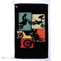 Dirt Bike Rider Motocross Enduro Dirt Biking Golf Towel thumb 0