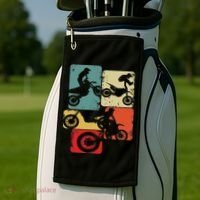 Dirt Bike Rider Motocross Enduro Dirt Biking Golf Towel thumb 2
